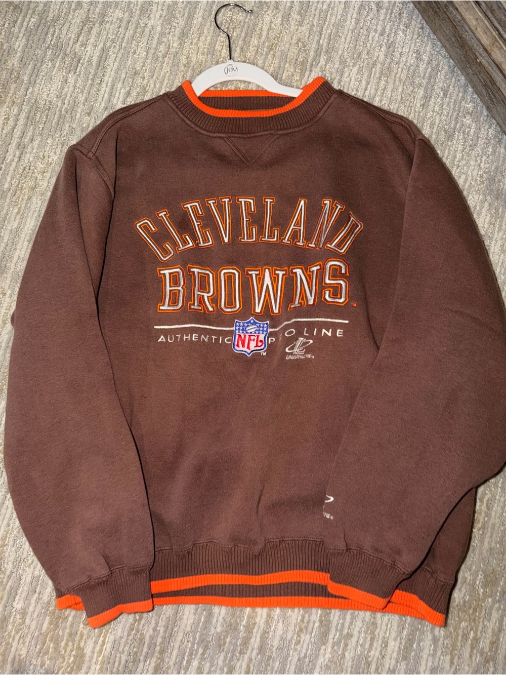 Vintage Cleveland Browns NFL Pro Line Crewneck Sweatshirt XL Embroidered - Picture 12 of 12